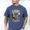 Keep The Candy I'Ll Take Books Halloween Men's Comfort Colors T-Shirt Blue Jean