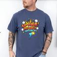 Kids Ka-Blam 7 Year Old Boys 7th Birthday Comic Book Super Hero Men's Comfort Colors T-Shirt Blue Jean Kids Ka-Blam 7 Year Old Boys 7th Birthday Comic Book Super Hero Men's Comfort Colors T-Shirt Blue Jean