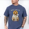 LDS Book Of Mormon Meme Helaman 6 Men's Comfort Colors T-Shirt Blue Jean