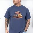 Let The Adventures Begin Book Lovers Magical Whimsical Art Men's Comfort Colors T-Shirt Blue Jean