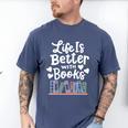Librarian Library Books Reading Reader Men's Comfort Colors T-Shirt Blue Jean Librarian Library Books Reading Reader Men's Comfort Colors T-Shirt Blue Jean