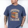Librarians Do It By The Book Librarian Men's Comfort Colors T-Shirt Blue Jean Librarians Do It By The Book Librarian Men's Comfort Colors T-Shirt Blue Jean