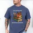 Life Is Better With Butterflies And Books Cute Butterfly Men's Comfort Colors T-Shirt Blue Jean Life Is Better With Butterflies And Books Cute Butterfly Men's Comfort Colors T-Shirt Blue Jean