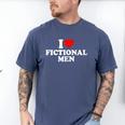 I Love Heart Fictional Men Simple Cute Books Reading Men's Comfort Colors T-Shirt Blue Jean I Love Heart Fictional Men Simple Cute Books Reading Men's Comfort Colors T-Shirt Blue Jean