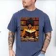 Man Reading Book Black History Month Book Lover Afro Men's Comfort Colors T-Shirt Blue Jean Man Reading Book Black History Month Book Lover Afro Men's Comfort Colors T-Shirt Blue Jean
