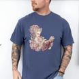 Marie Antoinette Reading A Book Men's Comfort Colors T-Shirt Blue Jean Marie Antoinette Reading A Book Men's Comfort Colors T-Shirt Blue Jean