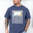 Matching Group Halloween Teacher Composition Book Notebook Men's Comfort Colors T-Shirt Blue Jean