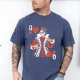 Modern Queen Of Hearts Book Lover Reading Novels Romantasy Men's Comfort Colors T-Shirt Blue Jean