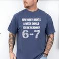 How Many Nights A Week Reading 6-7 67 Teacher Student Books Men's Comfort Colors T-Shirt Blue Jean How Many Nights A Week Reading 6-7 67 Teacher Student Books Men's Comfort Colors T-Shirt Blue Jean
