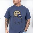 Otter Cute Read Reading Book Librarian Across America Kids Men's Comfort Colors T-Shirt Blue Jean