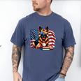 Patriotic German Shepherd Dog Books Baseball American Flag Men's Comfort Colors T-Shirt Blue Jean Patriotic German Shepherd Dog Books Baseball American Flag Men's Comfort Colors T-Shirt Blue Jean