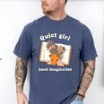 Quiet Girl Loud Imagination Book Lover Bookworm Reader Men's Comfort Colors T-Shirt Blue Jean Quiet Girl Loud Imagination Book Lover Bookworm Reader Men's Comfort Colors T-Shirt Blue Jean