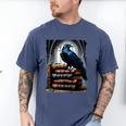 Raven On A Stack Of Books Wisdom Of Odin Men's Comfort Colors T-Shirt Blue Jean Raven On A Stack Of Books Wisdom Of Odin Men's Comfort Colors T-Shirt Blue Jean