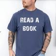 Read A Book Expand Your Mind Men's Comfort Colors T-Shirt Blue Jean Read A Book Expand Your Mind Men's Comfort Colors T-Shirt Blue Jean