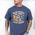 Read Books Be Kind Stay Weird Book Dragon Skeleton Reading Men's Comfort Colors T-Shirt Blue Jean Read Books Be Kind Stay Weird Book Dragon Skeleton Reading Men's Comfort Colors T-Shirt Blue Jean