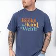 Read Books Be Kind Stay Weird Book Reader Men's Comfort Colors T-Shirt Blue Jean