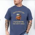 I Read Books And I Know Things l Book Reading Men's Comfort Colors T-Shirt Blue Jean I Read Books And I Know Things l Book Reading Men's Comfort Colors T-Shirt Blue Jean