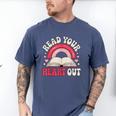 Read Your Heart Out Book Lover Fun Reading Time Men's Comfort Colors T-Shirt Blue Jean Read Your Heart Out Book Lover Fun Reading Time Men's Comfort Colors T-Shirt Blue Jean