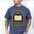 A Well Read Woman Is A Dangerous Creature For Book Lovers Men's Comfort Colors T-Shirt Blue Jean