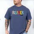 Reader I Am Bookworm Librarian I Heart Read Book Lover Men's Comfort Colors T-Shirt Blue Jean Reader I Am Bookworm Librarian I Heart Read Book Lover Men's Comfort Colors T-Shirt Blue Jean