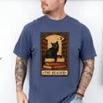 The Reader Cat Book Reading Halloween Tarot Card Men's Comfort Colors T-Shirt Blue Jean The Reader Cat Book Reading Halloween Tarot Card Men's Comfort Colors T-Shirt Blue Jean