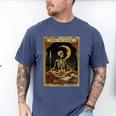 The Reader Tarot Card Book Lover Skeleton Art Goth Style Men's Comfort Colors T-Shirt Blue Jean The Reader Tarot Card Book Lover Skeleton Art Goth Style Men's Comfort Colors T-Shirt Blue Jean