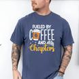 Reading Books Bookcase Book Club Bibliophile Men's Comfort Colors T-Shirt Blue Jean