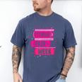 Reading Books Its Book Fair Week Men's Comfort Colors T-Shirt Blue Jean