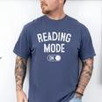 Reading Mode On Book Lover Librarian Teacher Men's Comfort Colors T-Shirt Blue Jean Reading Mode On Book Lover Librarian Teacher Men's Comfort Colors T-Shirt Blue Jean