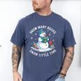 Reading Snowman So Many Books Christmas Books Readers Men's Comfort Colors T-Shirt Blue Jean Reading Snowman So Many Books Christmas Books Readers Men's Comfort Colors T-Shirt Blue Jean