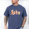 Reading Tea Coffee And Books Men's Comfort Colors T-Shirt Blue Jean Reading Tea Coffee And Books Men's Comfort Colors T-Shirt Blue Jean