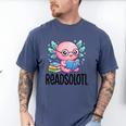Readsolotl Cute Axolotl Reading Book Kawaii Pink Aesthetic Men's Comfort Colors T-Shirt Blue Jean Readsolotl Cute Axolotl Reading Book Kawaii Pink Aesthetic Men's Comfort Colors T-Shirt Blue Jean