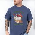 All I Really Need Are Books And Cats Book Lover Tee Men's Comfort Colors T-Shirt Blue Jean All I Really Need Are Books And Cats Book Lover Tee Men's Comfort Colors T-Shirt Blue Jean