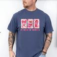 Retro Coquette Bow All Booked For Valentines Book Lover Cute Men's Comfort Colors T-Shirt Blue Jean Retro Coquette Bow All Booked For Valentines Book Lover Cute Men's Comfort Colors T-Shirt Blue Jean