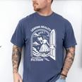 Retro Trendy Bookish Book Lover Reading Quotes Leaving Reality Entering Fiction -Adults Small Short Sleeve T-Shirt Men's Comfort Colors T-Shirt Blue Jean Retro Trendy Bookish Book Lover Reading Quotes Leaving Reality Entering Fiction -Adults Small Short Sleeve T-Shirt Men's Comfort Colors T-Shirt Blue Jean