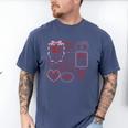 Romance Book Tropes Men's Comfort Colors T-Shirt Blue Jean