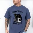 Salem Witch Book Club Bookish Halloween Cat Women Men's Comfort Colors T-Shirt Blue Jean Salem Witch Book Club Bookish Halloween Cat Women Men's Comfort Colors T-Shirt Blue Jean