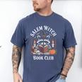 Salem Witch Book Club Raccoon Halloween Men's Comfort Colors T-Shirt Blue Jean Salem Witch Book Club Raccoon Halloween Men's Comfort Colors T-Shirt Blue Jean