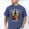 Salem Witch Book Club All Witches Welcome Halloween Reading Men's Comfort Colors T-Shirt Blue Jean