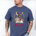 Santa's Favorite Book Dragon Christmas Magic Men's Comfort Colors T-Shirt Blue Jean Santa's Favorite Book Dragon Christmas Magic Men's Comfort Colors T-Shirt Blue Jean