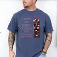Saying Psychological Thriller Book Reader Lover Men's Comfort Colors T-Shirt Blue Jean