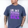 In My School Librarian Era Groovy Back To School Book Lover Men's Comfort Colors T-Shirt Blue Jean In My School Librarian Era Groovy Back To School Book Lover Men's Comfort Colors T-Shirt Blue Jean