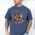 He Sees What You'Ve Been Reading Santa Christmas Bookish Men's Comfort Colors T-Shirt Blue Jean He Sees What You'Ve Been Reading Santa Christmas Bookish Men's Comfort Colors T-Shirt Blue Jean