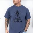 Sexy STFUATTDLAGG Hot Woman Reading Spicy Good Book Love Men's Comfort Colors T-Shirt Blue Jean