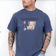 She's Got A Book For Every Situation Men's Comfort Colors T-Shirt Blue Jean She's Got A Book For Every Situation Men's Comfort Colors T-Shirt Blue Jean