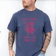 Silly Goose Book Club Men's Comfort Colors T-Shirt Blue Jean