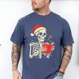 Skeleton Reading Book Christmas Teacher Librarian Book Lover Men's Comfort Colors T-Shirt Blue Jean Skeleton Reading Book Christmas Teacher Librarian Book Lover Men's Comfort Colors T-Shirt Blue Jean