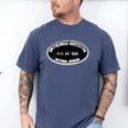 Smithsonian Institution Library 1944 Book Stamp Men's Comfort Colors T-Shirt Blue Jean