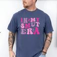 In My Smut Era Groovy Smut Book Reading Spicy Book Romance Men's Comfort Colors T-Shirt Blue Jean