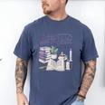 Smut Goblin Reading Club Book Lover Dark Academia Men's Comfort Colors T-Shirt Blue Jean